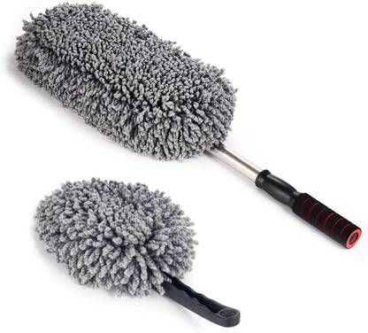 carfrill Car Microfiber Duster with Extendable Handle Wet and Dry Duster Set