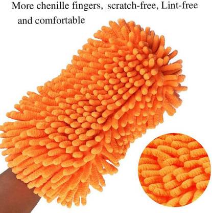 HM EVOTEK Microfiber Car Bike Kitchen Platform Tiles Animals Vehicle Types Cleaning B-55 Wet and Dry Glove