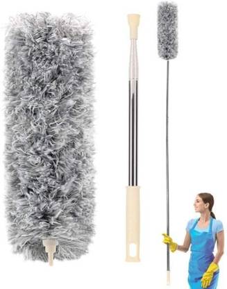 DaduGirase Cleaning Brush Feather Microfiber Duster with Extendable Rod Dust Cleaner Wet and Dry Duster