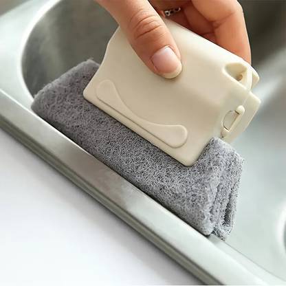 FLUPPY Slider Window Cleaning Brush, Sliding Window Slot Track Groove Dust Cleaner Wet and Dry Duster