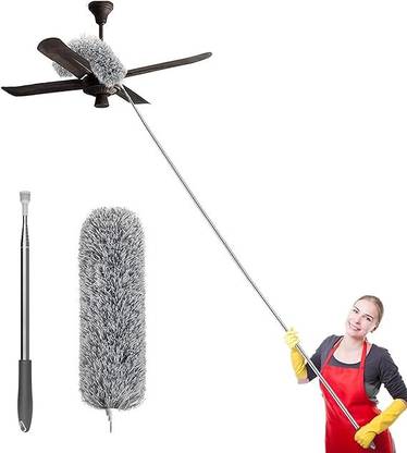 ABS Extendable Cleaning Mop with Long Handle - Ceilings & Wall Mop Adjustable Rod Dust Mop