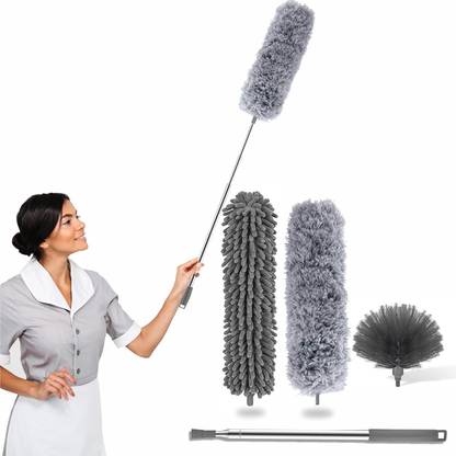 Maniya brothers Microfiber Feather Duster 4PCS Dry Duster Set
