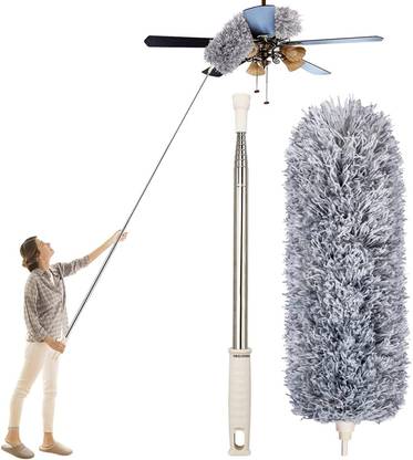 SHIVAY GROUPS SG Microfiber Duster Fan Mop extendable Pole 100 Inch Cobweb Stick Ceiling Fan Wet and Dry Duster