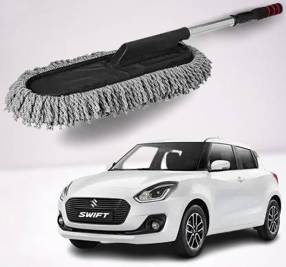 KENTELLY Microfiber Car Wash Brushes With Long Handle Scalable Car Cleaning Brush uk015 Wet and Dry Duster