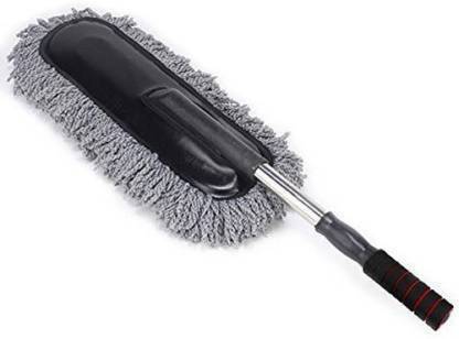 OFFERZONE Car Cleaning Brush Mop Adjustable Car Duster Wet and Dry Duster