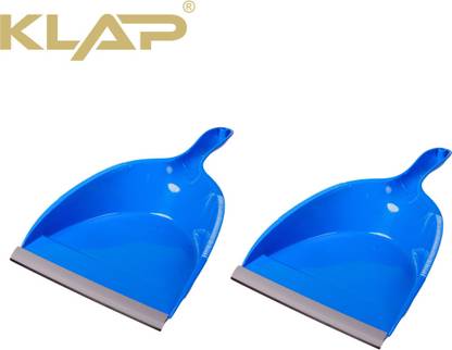 KLAP Dustpan | Supdi for home cleaning | Large size | Silicon edge | Plastic Dustpan
