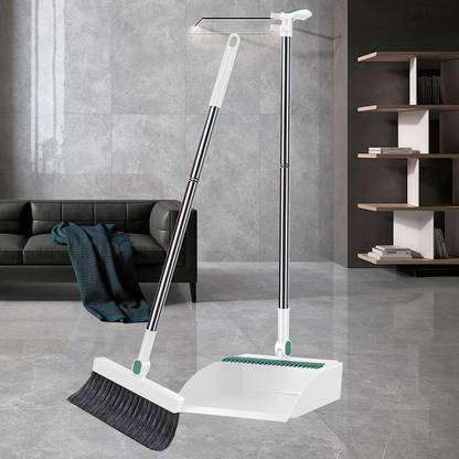 KASHTHBHANJAN BROOM BUDDY AND DUSTPAN SET Plastic, Steel Dustpan