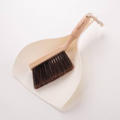 The Better Home Dust Pan with Wooden Cleaning Brush | For Home, Kitchen & Floor Cleaning Wooden Dustpan