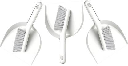 KAANAGAI Dustpan and Brush Set for Home Cleaning PP (Polypropylene) Dustpan