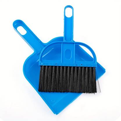 FOBHIYA Mini Dustpan Brush Set Desk Broom Cleaning Tool for Computer, Table, Car Plastic Dustpan