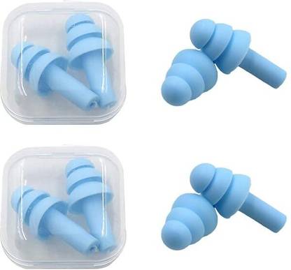 ZehrVibe Earplugs Noise Reduction for Swimming Airplanes Musicians Concerts Silicone Ear Plug