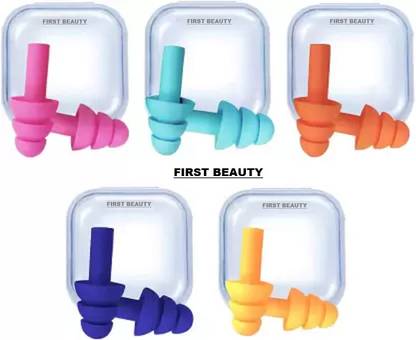 FIRST BEAUTY FB Soft Silicone Noise Reduction (5 pair) Ear Plug