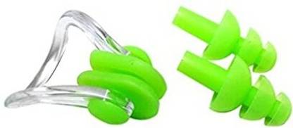 Swikaar Swimming Nose Clip and Ear Plugs with a Case Box 1pc DD5 Ear Plug & Nose Clip