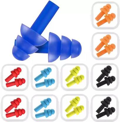 Eltihr 11 Pair Soft Silica Gel Noise Reduction for sleeping | Swimming Ear Plug