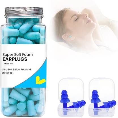 PROBEROS Soft Foam Ear plugs, 32dB Highest NRR, Ear Plugs for Sleeping Ear Plug