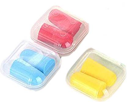 james Foam Noise Reduction earplugs (Pack of 3) Ear Plug (Multicolor) Ear Plug
