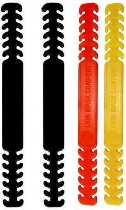 design wise Pack of 4 Pcs Anti-Tightening Ear Saver/Strap Extender for Face Mask-S# STN-15 Ear Plug