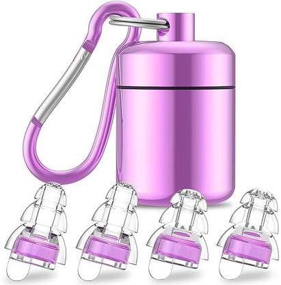 Yomauiyee Earplugs for Musicians, Music Festivals, Noise Reduction, 24db 2 Pairs Ear Plug