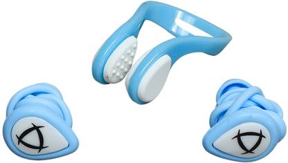 airavat Ear Flow-1402 Ear Plug & Nose Clip, Black Ear Plug & Nose Clip