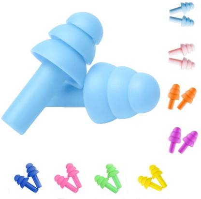 BBBIKINI Silicone Earplugs,3 Pairs of Noise Ear Plugs,Suitable for Sleeping,Swimming C Ear Plug