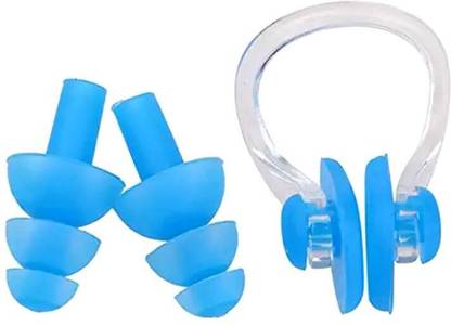 Decon Swimming Nose Clip and Ear Plugs with a Case Box Ear Plug & Nose Clip