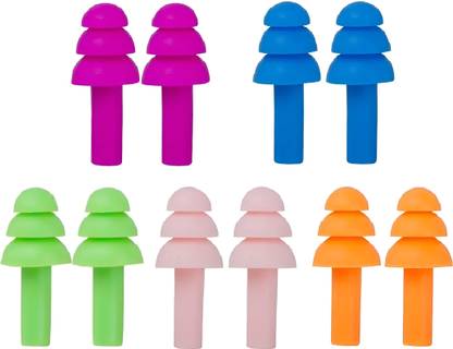 Koccido Ear Plugs Reduction for Sleeping/Swimming Adult/Travel - 5 Pairs Ear Plug