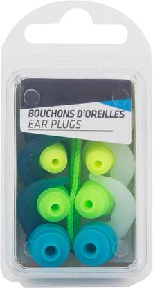 dynamics Decathlon, Swimming Ear Plugs, Silicon, Cone Shape, Set Of 3 Sizes, Reusable Ear Plug