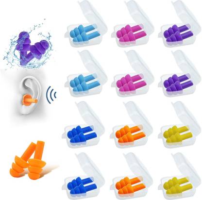 Scheibe 12 Pairs of Noise Reduction Ear Plugs Ear Plug