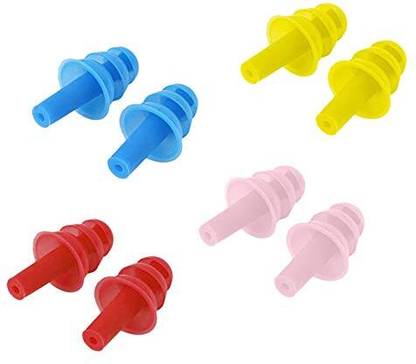 Scheibe 4 Pairs Milticolor Silicone Earplugs Ear Plug
