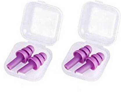Silicon Earplugs Reusable Soft silicone 2 pair Ear Plug