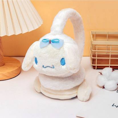 ZQBIEE Cinnamoroll Snuggle Furry Warm Earmuffs For Kids In Winter ( White ) Ear Muff