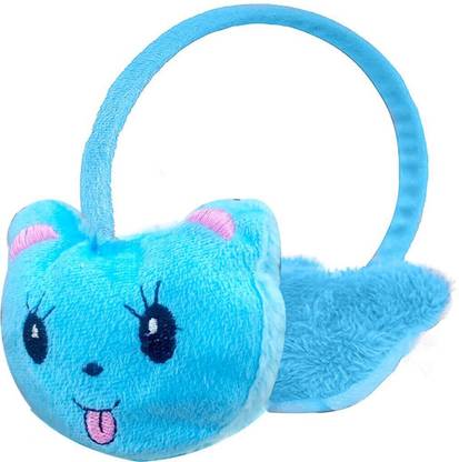 TRUE INDIAN Latest Winter Earmuffs Faux Fur Cute Kitty winter headphones for Kids/Girls/Boys Ear Muff