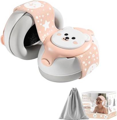 ONOMIE Bear Baby Noise Cancelling Headphones for Infants 0-36 Months, Ear Protection Ear Muff
