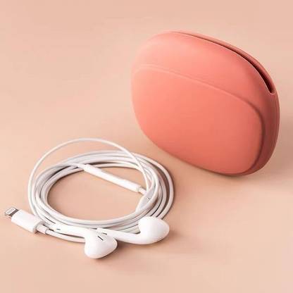 NSUSU Silicone Earphone Organizer Cable Storage Portable Wired Earphone Organizer C Earphone Cable Organizer