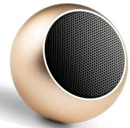 RAJINDER Mini Speaker Electroplating Round Steel Speaker (Random Color) Earphone Cable Organizer