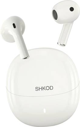 SHKOD Bluetooth 5.3 ENC 25h Playtime 5 min Fast Charging, AirLits7 Earbuds Earphone Cable Organizer