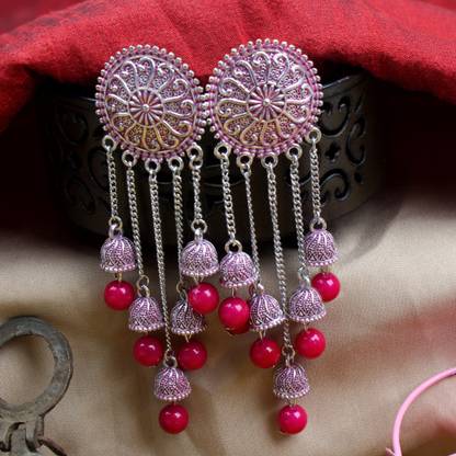 Alloy Jhumki Earring, Drops & Danglers, Chandbali Earring