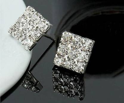 ANE Honey Singh Earring Men and Women (Unisex) Agate Alloy Stud Earring