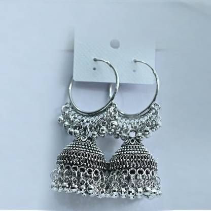 GUPIH JEWEL ES6009BLU Alloy Huggie Earring, Hoop Earring, Stud Earring