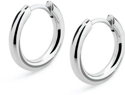 SWKCEESSI Mens Womens Salman Khan Style Silver Bali Piercing Stud Earring (Pack of 1 Pair) Stainless Steel Stud Earring, Hoop Earring