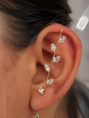 TheVineGirl Fancy Fashion Stylish Leaves Ear Cuff For Girls Alloy Cuff Earring