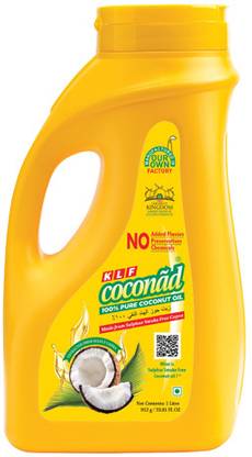 KLF Coconad 100% Pure expeller pressed roasted Coconut Oil Jar