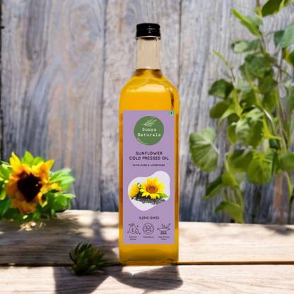SOMYA NATURALS Cold Pressed Sunflower Oil Kachi Ghani Surajmukhi Tel ChemicalFree Natural Aroma Sunflower Oil PET Bottle