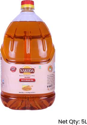 NAKODA Refined Rice Bran Oil Can