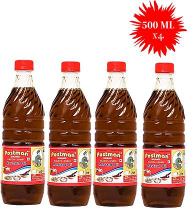 Postman Wood Pressed Mustard Oil Bulk Pack