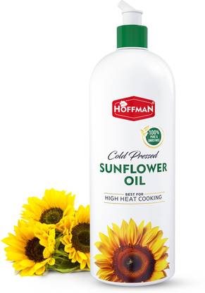 Hoffman Cold Pressed | A1 Grade | 100 % Pure & Unrefined Sunflower Oil Squeeze Bottle