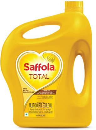 Saffola Total 5liter Rice Bran Oil Can