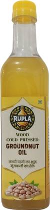 RUPLA Groundnut Oil First Pressed and Natural | Edible Oil for Cooking and Massage | Groundnut Oil Plastic Bottle