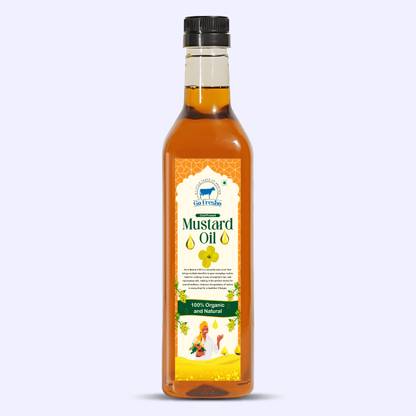 Go Fresho Cold Pressed Mustard Oil | 100% Pure, Organic & Natural Mustard Oil PET Bottle