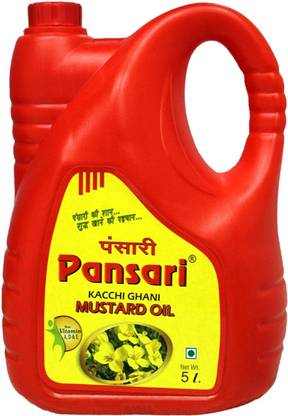 Pansari Kacchi Ghani Mustard Oil Mustard Oil Can